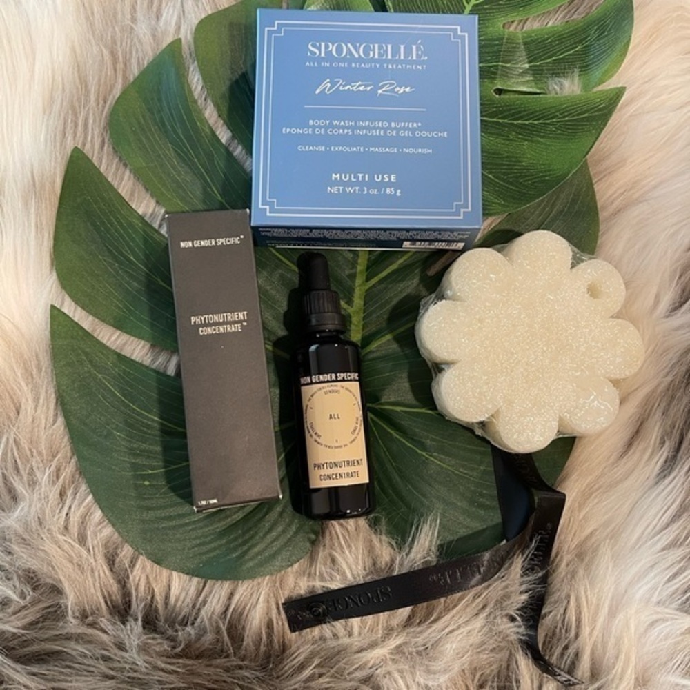 NIB non-gender specific Phytonutrient concentrate + Bonus Spongelle’ body buffer